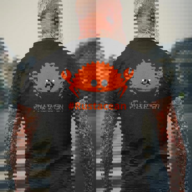 Rustプログラミング言語tシャツ – システムプログラマー開発者 長袖tシャツ メンズTシャツ バックプリント 高齢者への贈り物