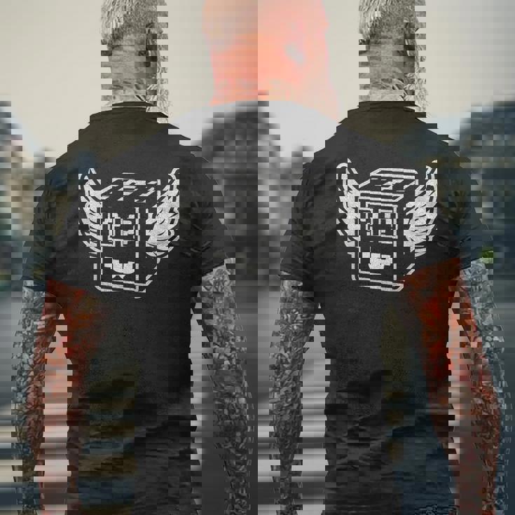 Secret Lucky Block イタリアのbrainrotゲームスラングミーム メンズTシャツ バックプリント 高齢者への贈り物