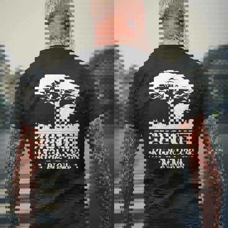 Serengeti National Park メンズTシャツ バックプリント 高齢者への贈り物