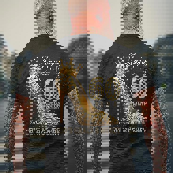 Stepping Into My 60Th Birthday With God's Grace & Mercy Men's T-shirt Back Print Gifts for Old Men Stepping Into My 60Th Birthday With God's Grace & Mercy Men's T-shirt Back Print Gifts for Old Men