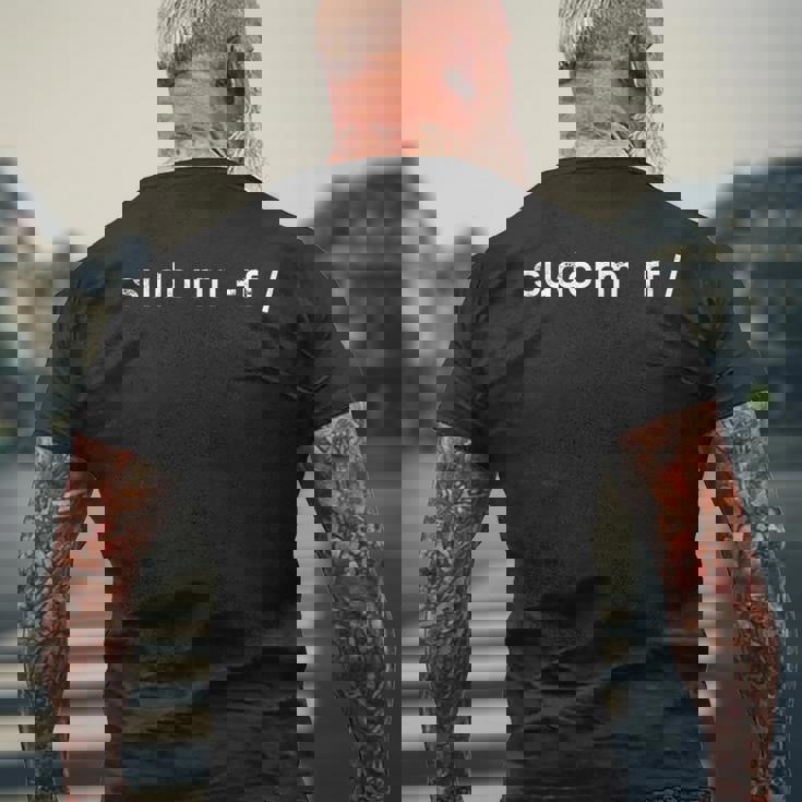 Sudo Rm -Rf Linuxysadmin コマンドライン プログラマー メンズTシャツ バックプリント 高齢者への贈り物