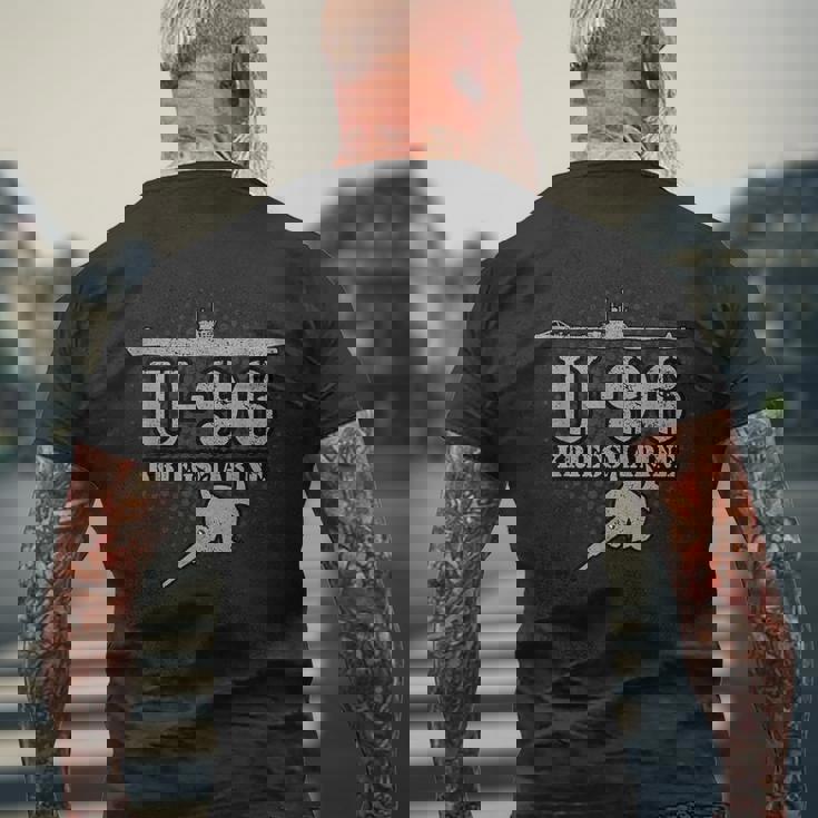 U96 Ww2 ドイツ Uボート メンズTシャツ バックプリント 高齢者への贈り物