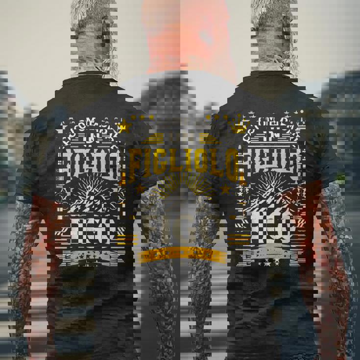 Un Figliolo Figo Regalo Per Figliolo Maschio Primo Figlio T-shirt da uomo con stampa posteriore Regalos para ancianos