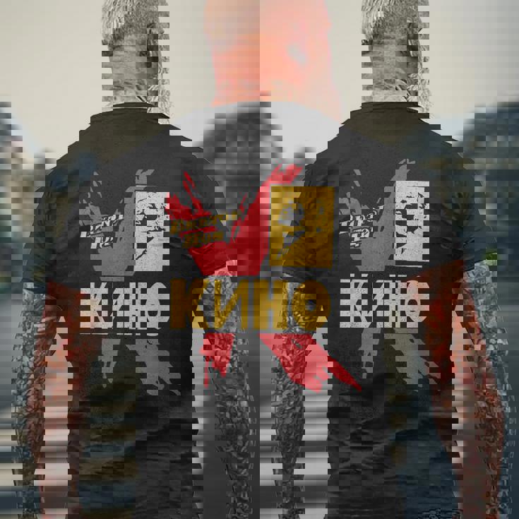 Viktor Tsoi Musicien Rock Russie Cinéma Urss T-shirt imprimé au dos Cadeaux pour les vieillards