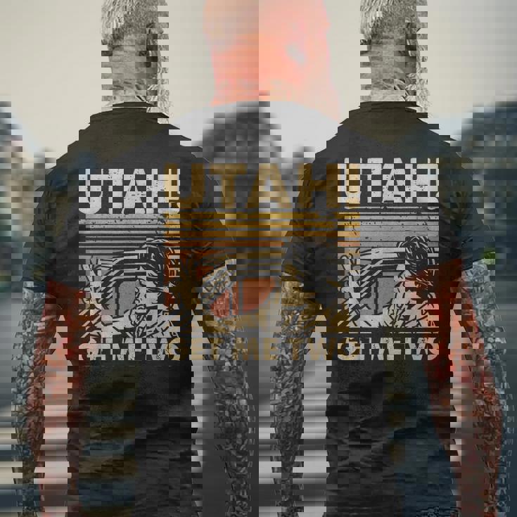 Vintage Utah-Get Me Two 1980S Movie Quote Men's T-shirt Back Print Gifts for Old Men