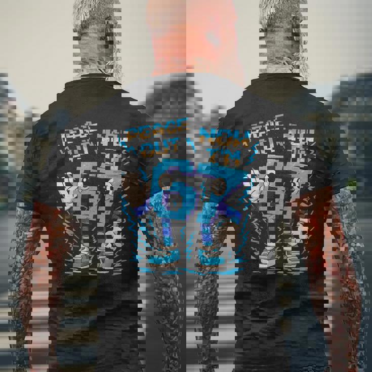 I Was 6 Now I'm 7Ixeven Brainrot 7歳の誕生日 メンズTシャツ バックプリント 高齢者への贈り物