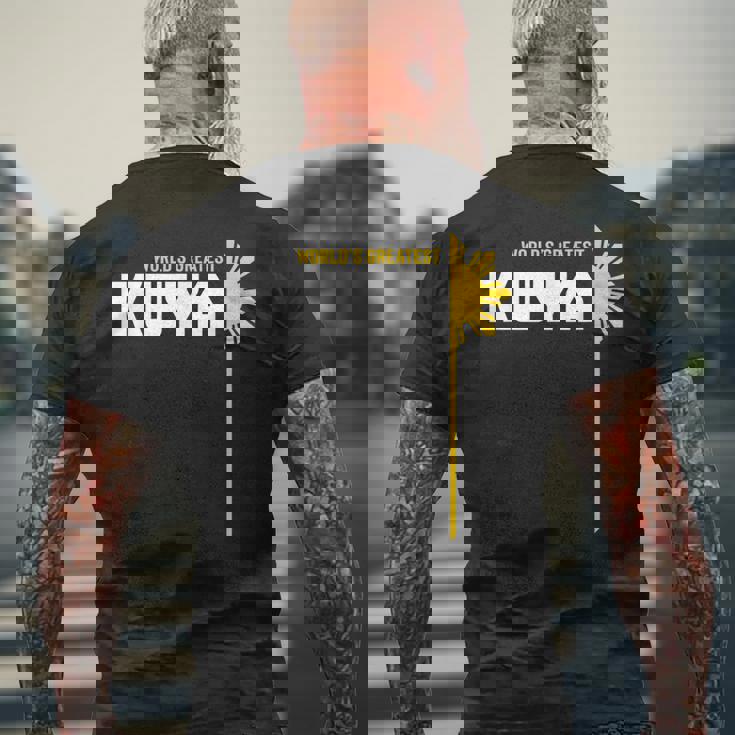 World's Greatest Kuya フィリピンtシャツ メンズTシャツ バックプリント 高齢者への贈り物