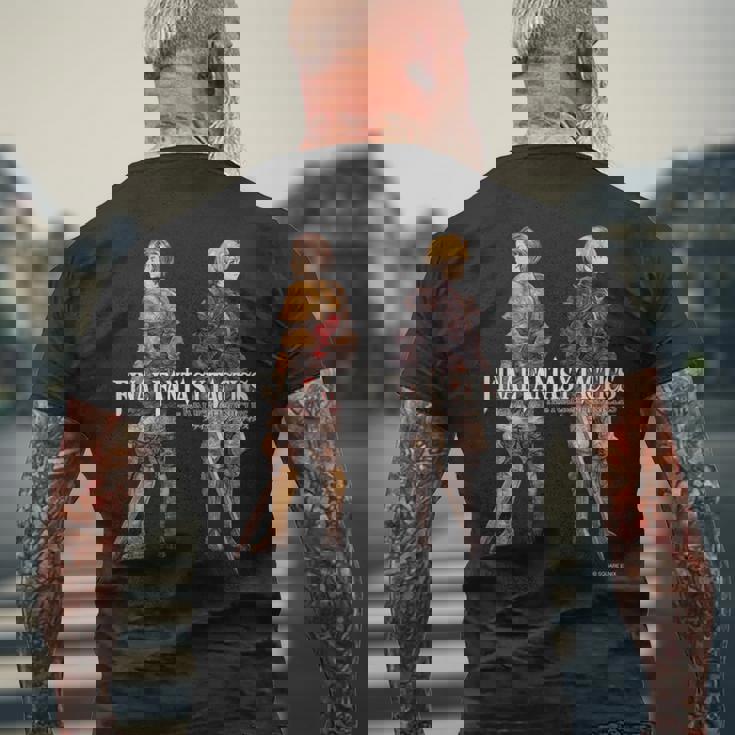 『ファイナルファンタジータクティクス – イヴァリース クロニクルズ』 ラムザ＆ディリータ 長袖tシャツ メンズTシャツ バックプリント 高齢者への贈り物