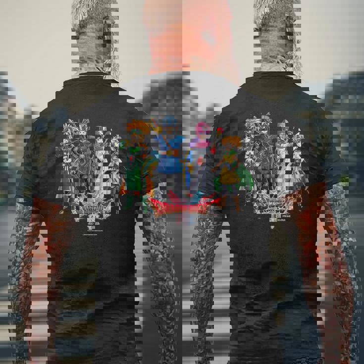 【公式】Hd-2D版『ドラゴンクエストii』キャラクターイラスト メンズTシャツ バックプリント 高齢者への贈り物