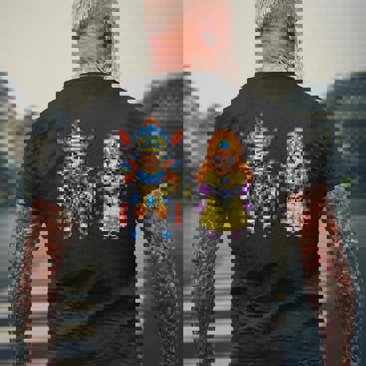 【公式】Hd-2D版『ドラゴンクエストi』キャラクタードット メンズTシャツ バックプリント 高齢者への贈り物