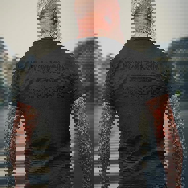 【公式】No Macho No Life メンズTシャツ バックプリント 高齢者への贈り物