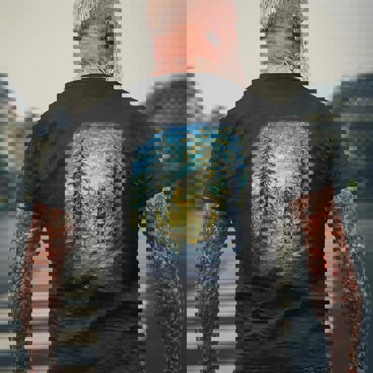 【公式】『オクトパストラベラー0』キービジュアルイラスト メンズTシャツ バックプリント 高齢者への贈り物