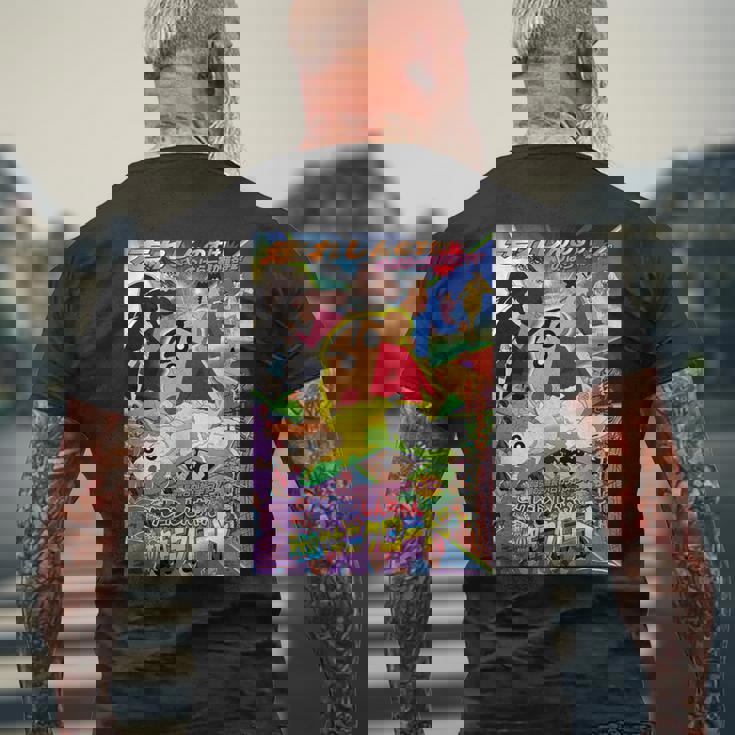 【映画】クレヨンしんちゃん 嵐を呼ぶ 栄光のヤキニクロード メンズTシャツ バックプリント 高齢者への贈り物