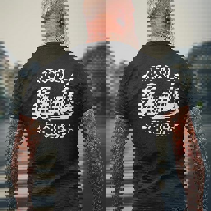 かっこいい叔母さんクラブ最高のおばさんお気に入りの叔母さんかっこいいおばさんクラブ メンズTシャツ バックプリント 高齢者への贈り物