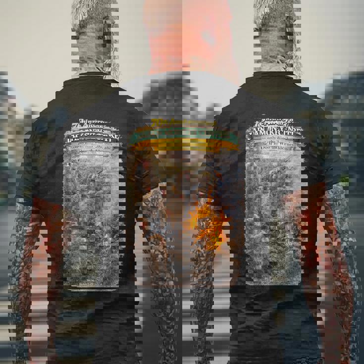 たき火 感謝祭2026 メンズTシャツ バックプリント 高齢者への贈り物