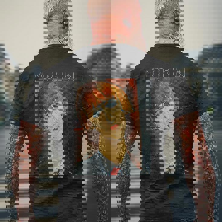 アメデオ・モディリアーニ・マダム・キスリング絵画のアイデア メンズTシャツ バックプリント 高齢者への贈り物