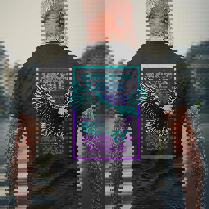 アメリカンイーグル ビンテージ レトロ アメリカンイーグル 長袖tシャツ メンズTシャツ バックプリント 高齢者への贈り物