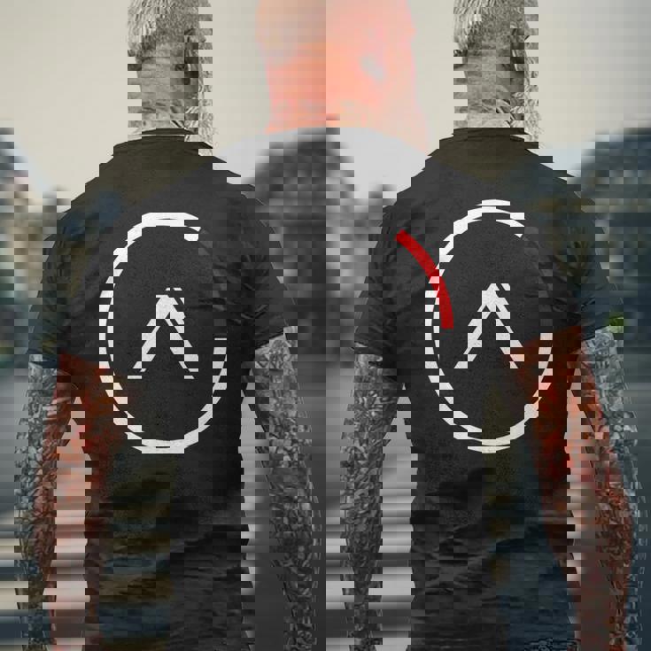 アルファサークル 長袖tシャツ メンズTシャツ バックプリント 高齢者への贈り物