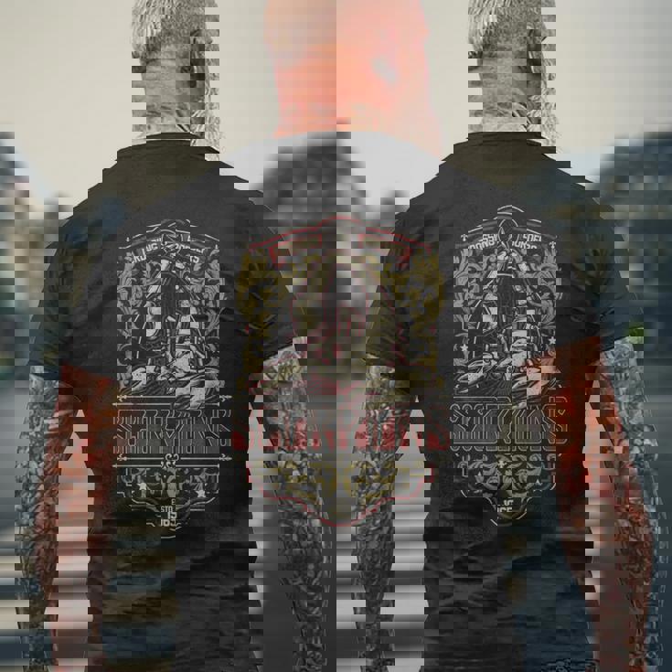 ウィンド・オブ・チェンジ 長袖tシャツ メンズTシャツ バックプリント 高齢者への贈り物