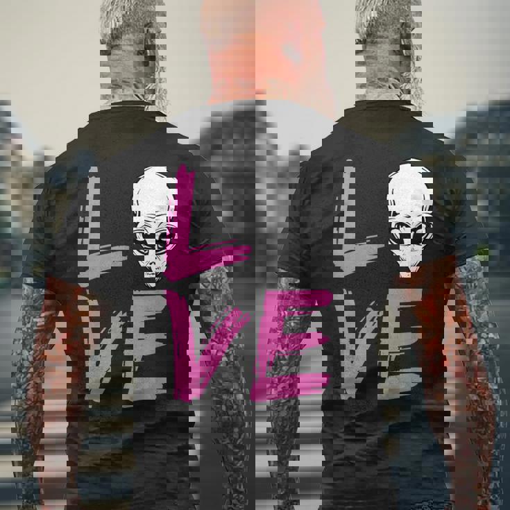 エイリアンラバーtシャツ エイリアンフェイス Ufo ファニーtシャツ メンズTシャツ バックプリント 高齢者への贈り物