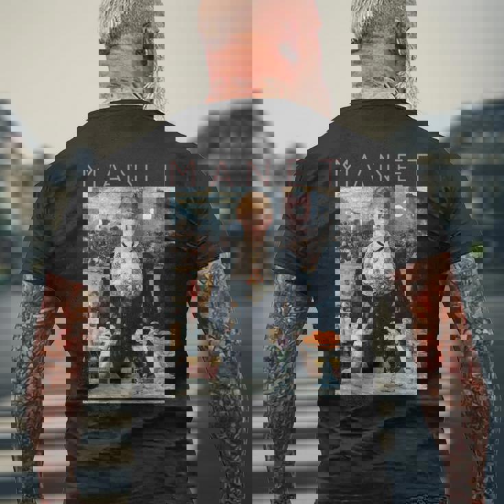 エドゥアール・マネ フォリー・ベルジェールのバー 長袖tシャツ メンズTシャツ バックプリント 高齢者への贈り物