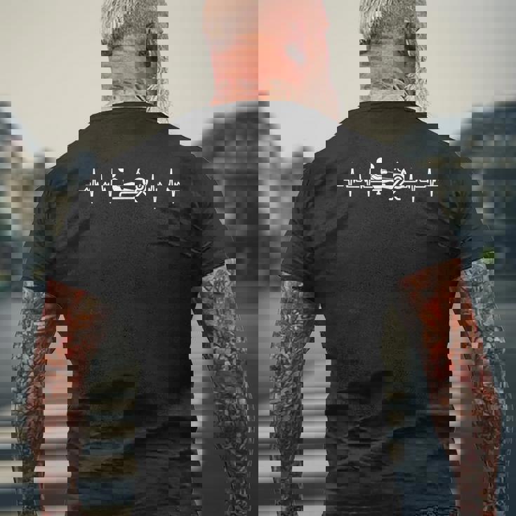 エルグエルゴメーターとローイングエクササイズマシン ローイングエクササイズ メンズTシャツ バックプリント 高齢者への贈り物