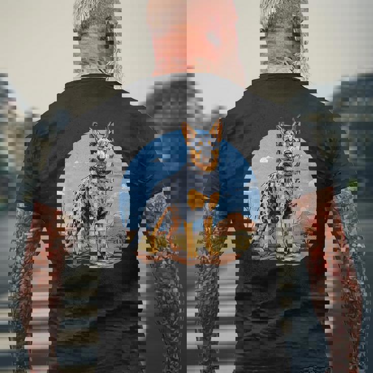 オーストラリアンキャトルドッグ ママドッグ オーストラリアンキャトルドッグ メンズTシャツ バックプリント 高齢者への贈り物