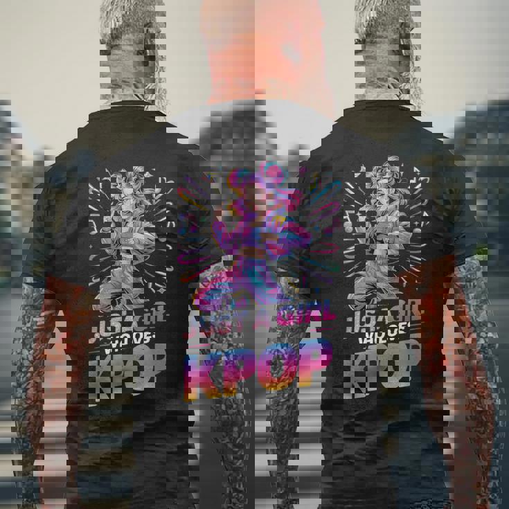 ガールズ K-Pop メンズTシャツ バックプリント 高齢者への贈り物