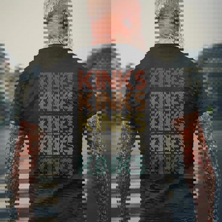 キンクス ヴィンテージ レトロ 長袖tシャツ メンズTシャツ バックプリント 高齢者への贈り物