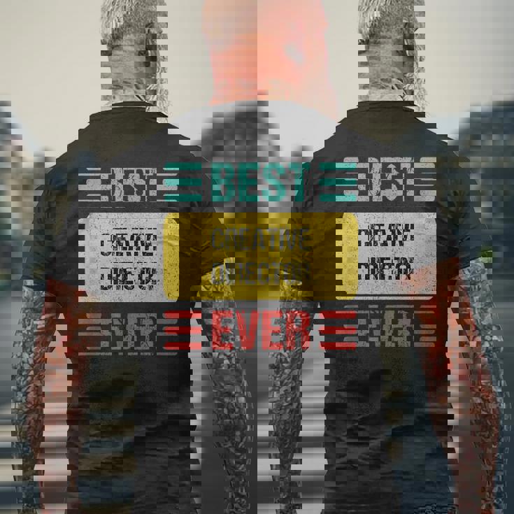 クリエイティブディレクター メンズTシャツ バックプリント 高齢者への贈り物