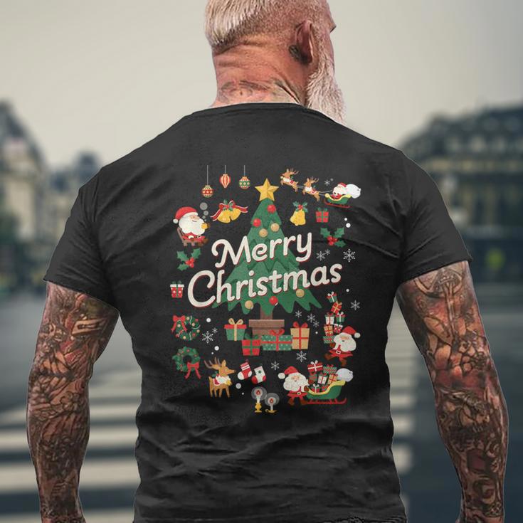 クリスマス サンタ クリスマスツリー レディース キッズ メンズ ダンス かわいい トップス プリント コスチューム メンズTシャツ バックプリント 高齢者への贈り物