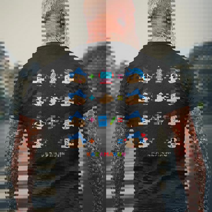 クレヨンしんちゃん 〇＋〇＝？ 風間くんver メンズTシャツ バックプリント 高齢者への贈り物