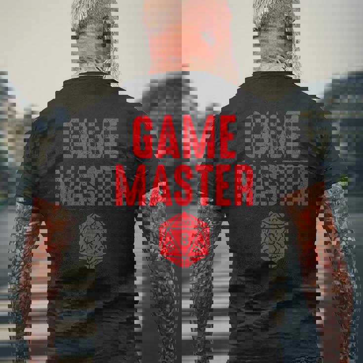 ゲームマスター メンズTシャツ バックプリント 高齢者への贈り物