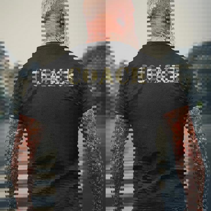 コーチ 迷彩 アーミー メンズTシャツ バックプリント 高齢者への贈り物