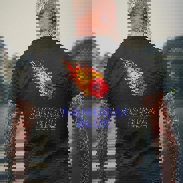 サムライブルーamurai Blue 日本サッカー代表 メンズTシャツ バックプリント 高齢者への贈り物