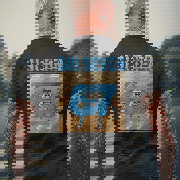 シックスセブン新人ブレインロット2026キッズボーイズキャッチフレーズ67 メンズTシャツ バックプリント 高齢者への贈り物