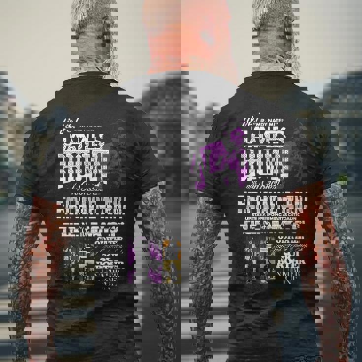 ジェームス・ブラウン・フェア・ヘイブン・アリーナ メンズTシャツ バックプリント 高齢者への贈り物