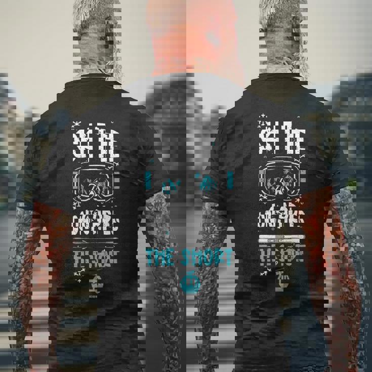 スキーホリデーパーティー メンズTシャツ バックプリント 高齢者への贈り物