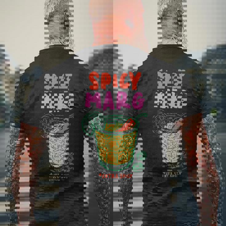 スパイシーマーグ エクストラスパイシーマルガリータカクテル メンズTシャツ バックプリント 高齢者への贈り物