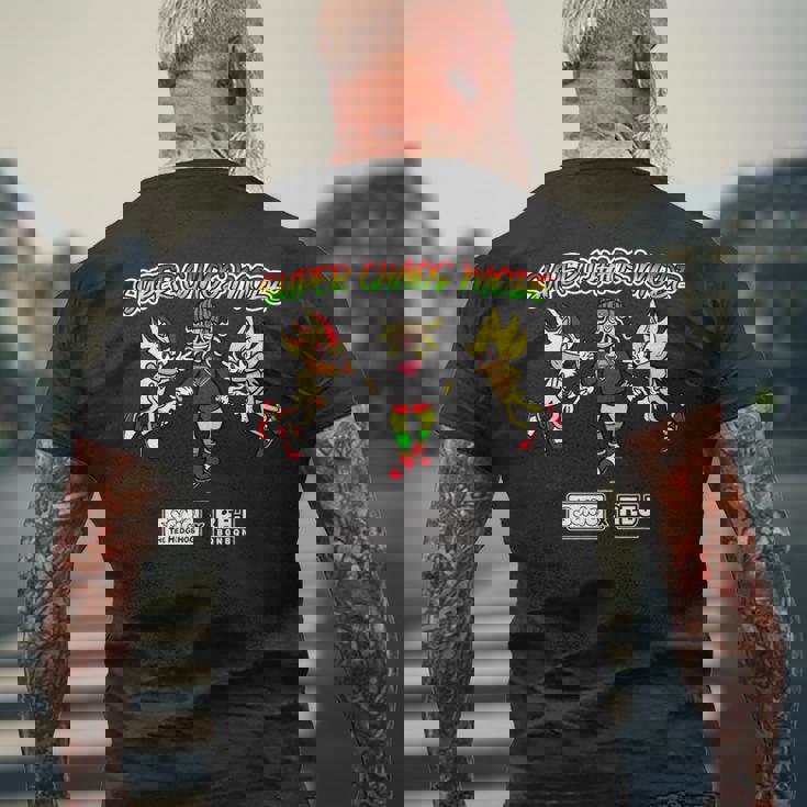 ソニック×れじぇくんuper Chaos Mode Winter Edition L 長袖tシャツ メンズTシャツ バックプリント 高齢者への贈り物