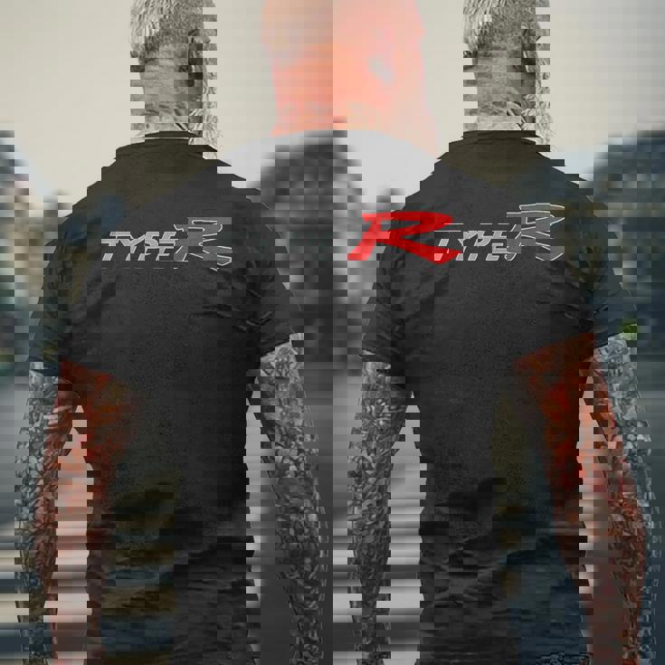 タイプr Car Enthusiast メンズTシャツ バックプリント 高齢者への贈り物