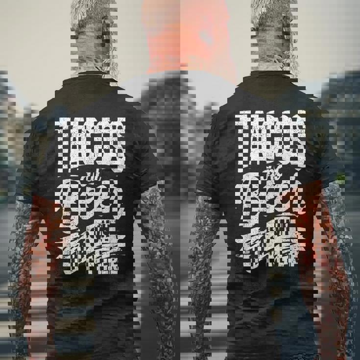 タコス ビール なぜここにいるのか パブ シンコ・デ・マヨ メキシコを飲む メンズTシャツ バックプリント 高齢者への贈り物