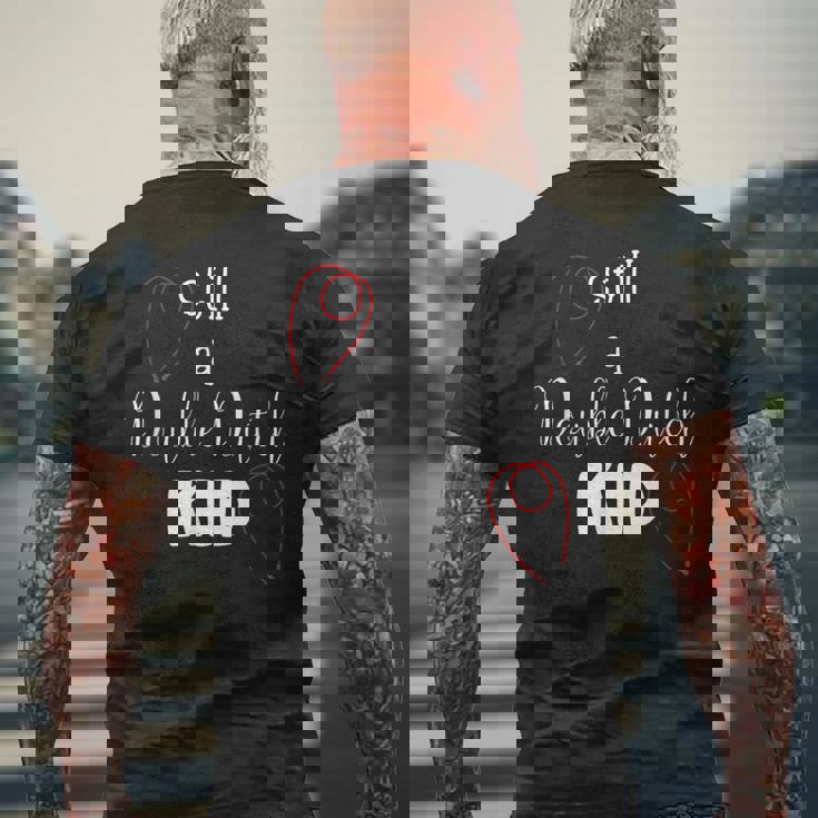 ダブルダッチ 面白い縄跳び ギフト メンズTシャツ バックプリント 高齢者への贈り物