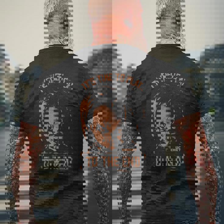 チャッキー It’S Time To Play To The End 長袖tシャツ メンズTシャツ バックプリント 高齢者への贈り物