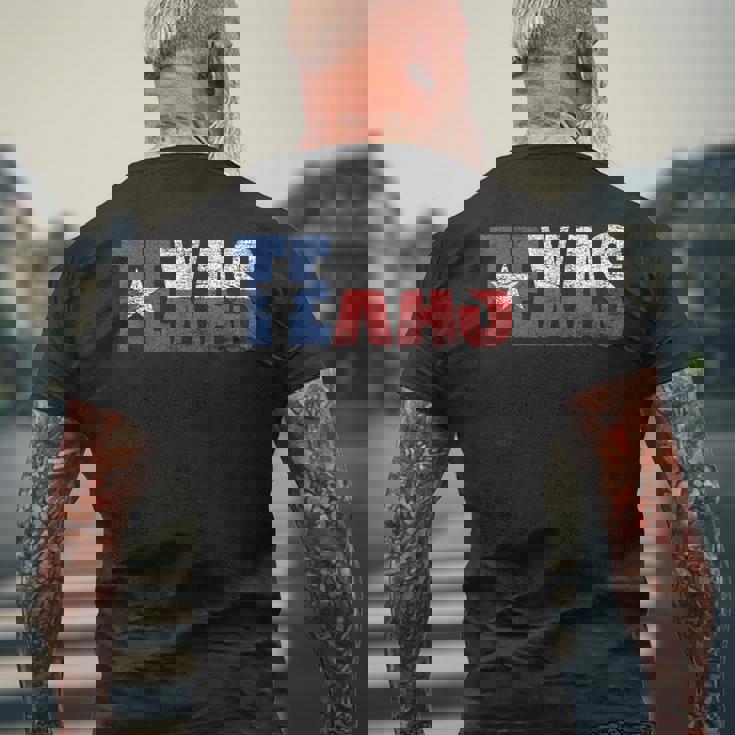 テキサスtシャツ レディース メンズ キッズ テキサス州旗 アンティーク調 メンズTシャツ バックプリント 高齢者への贈り物