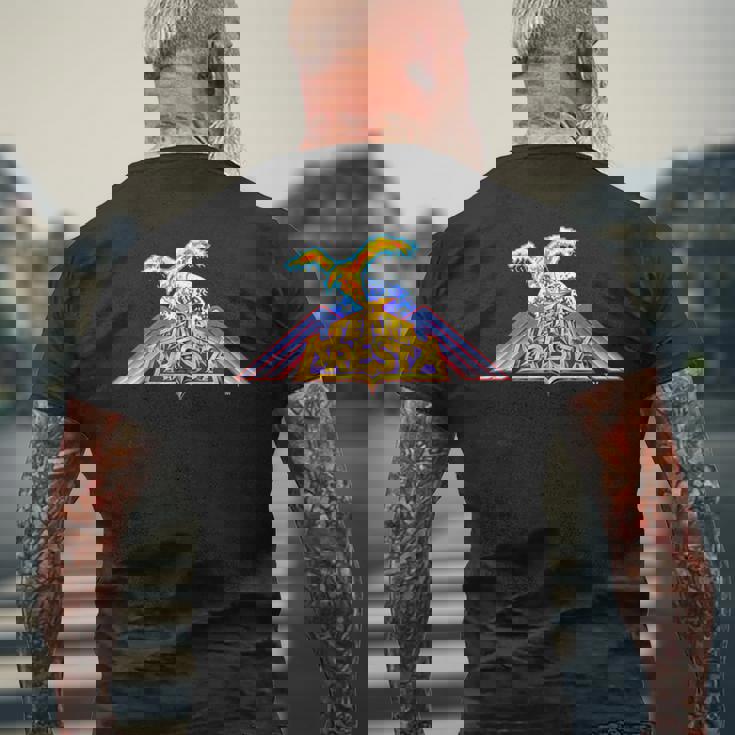 テラクレスタ 01 メンズTシャツ バックプリント 高齢者への贈り物