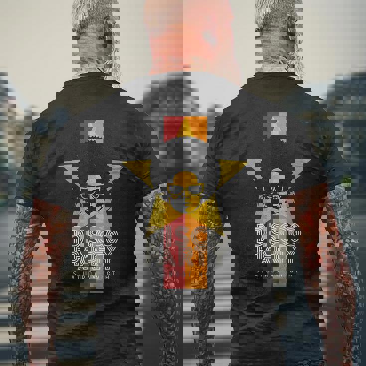 ディスコtシャツ アフロクイーンレトログルービー70年代パーティーギフトtシャツ メンズTシャツ バックプリント 高齢者への贈り物