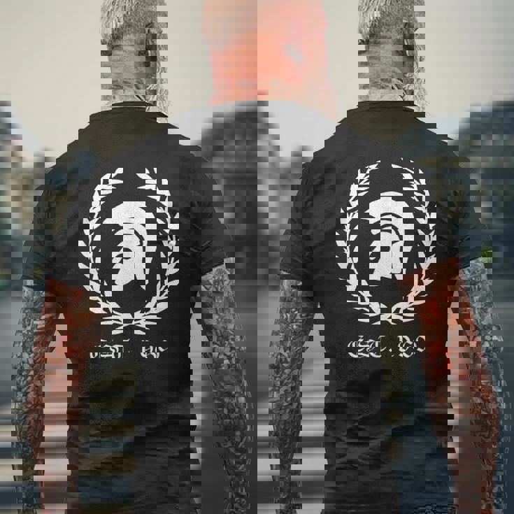 トロイの木馬スキンヘッドスカパンクス Oi 1969 メンズTシャツ バックプリント 高齢者への贈り物