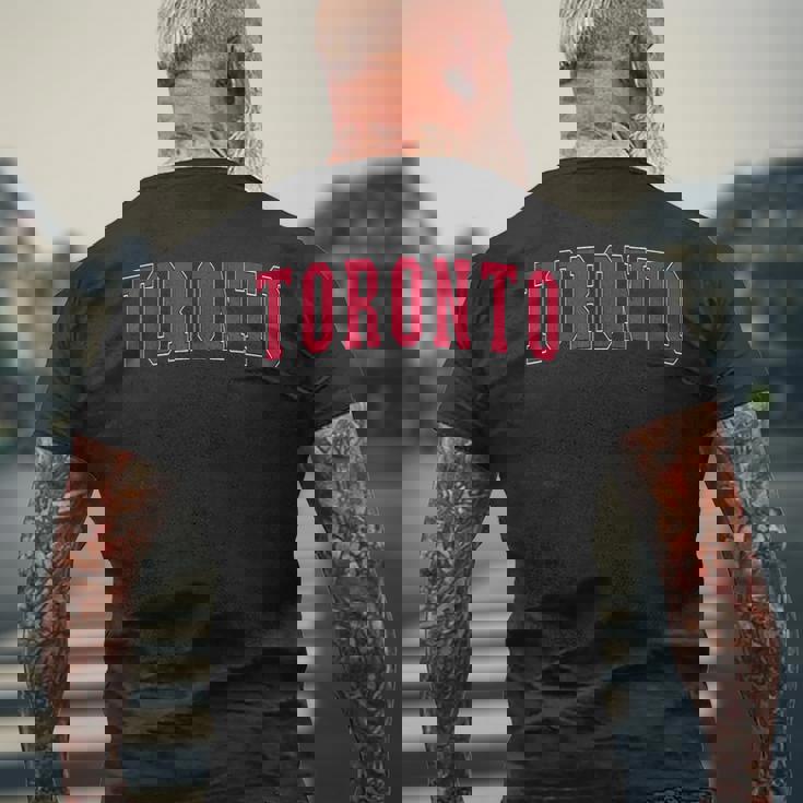 トロント カナダ 恋人 カナダのバケーション お土産 トロント メンズTシャツ バックプリント 高齢者への贈り物