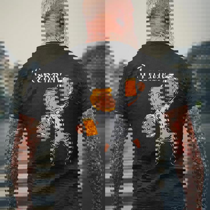 ドイツのお土産 ドイツビール メンズTシャツ バックプリント 高齢者への贈り物